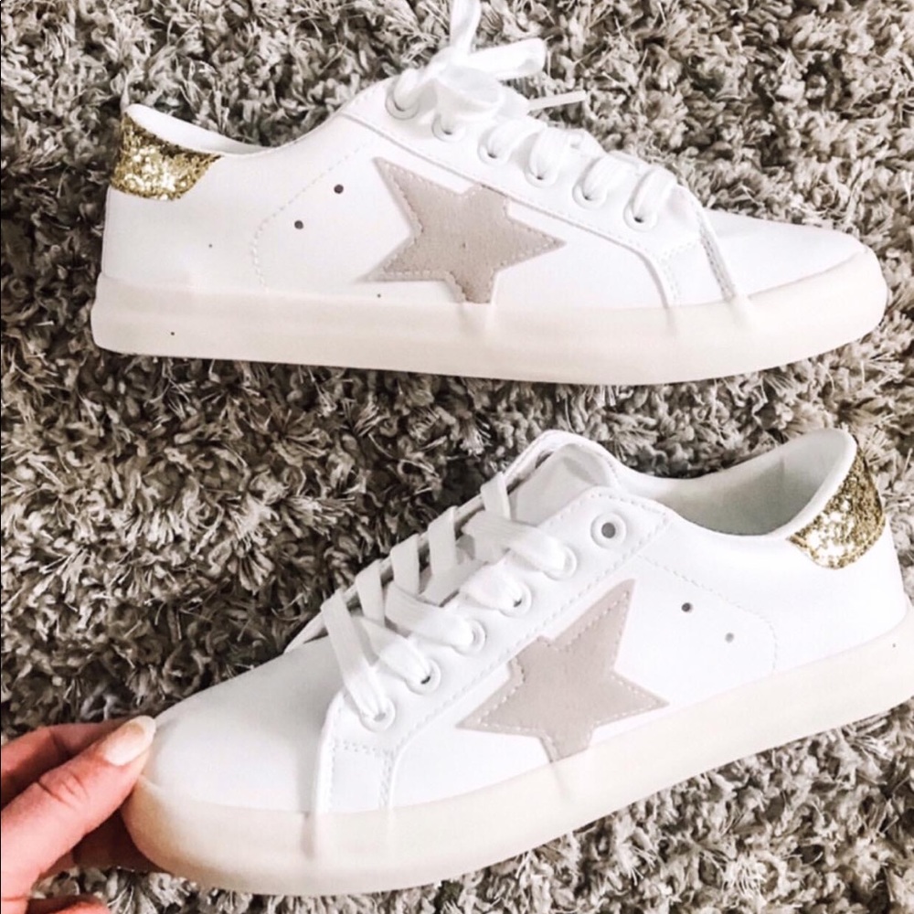 Stars and Sequin Sneakers